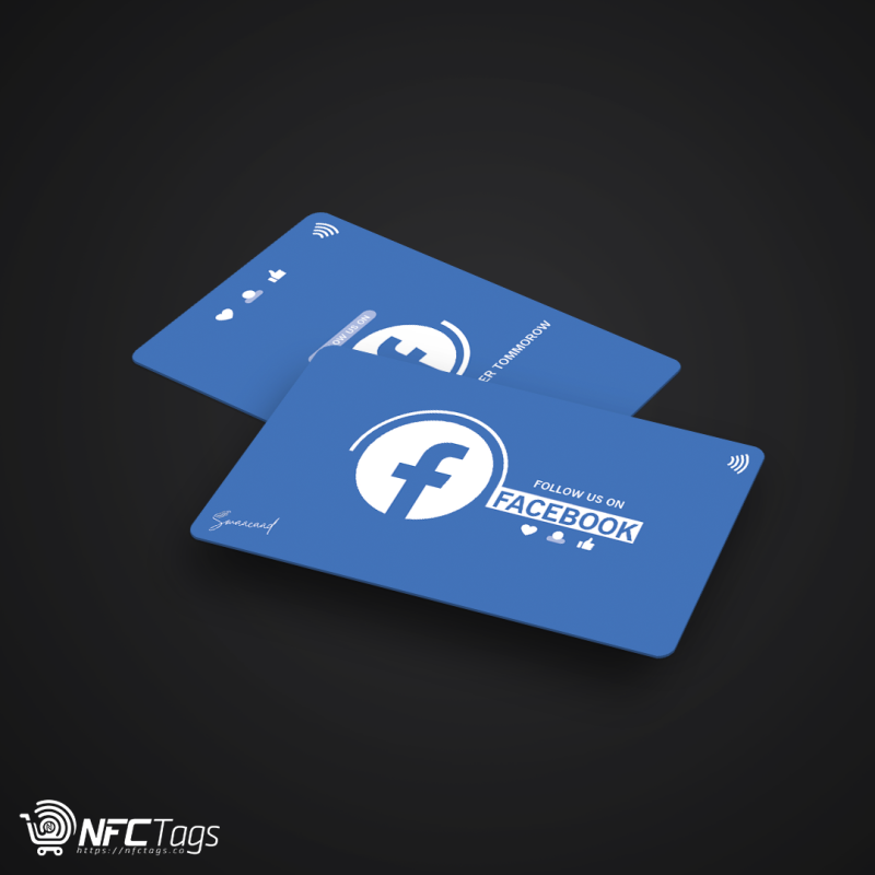 Boost Followers with NFC Facebook Follow cards by Smaacaad in Dubai