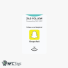 Boost Follows with Snapchat Follow NFC Card for iOS & Android in Dubai