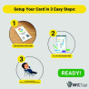 One Tap Only 5 Pack Social Reviews NFC Cards in Dubai, UAE