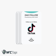 Boost TikTok Follows with TikTok NFC Card in Dubai - Pack of 5