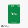 Pack of 3 Green Engraved Metal Business Card (+ One) Elite Zad Surf for Instant Contact and Social Media iOS and Android
