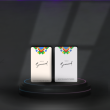 Boost you Google SEO with NFC Google Review Card (Grey) by Smaacaad. Get Feedback with Smart NFC Social Review Cards.