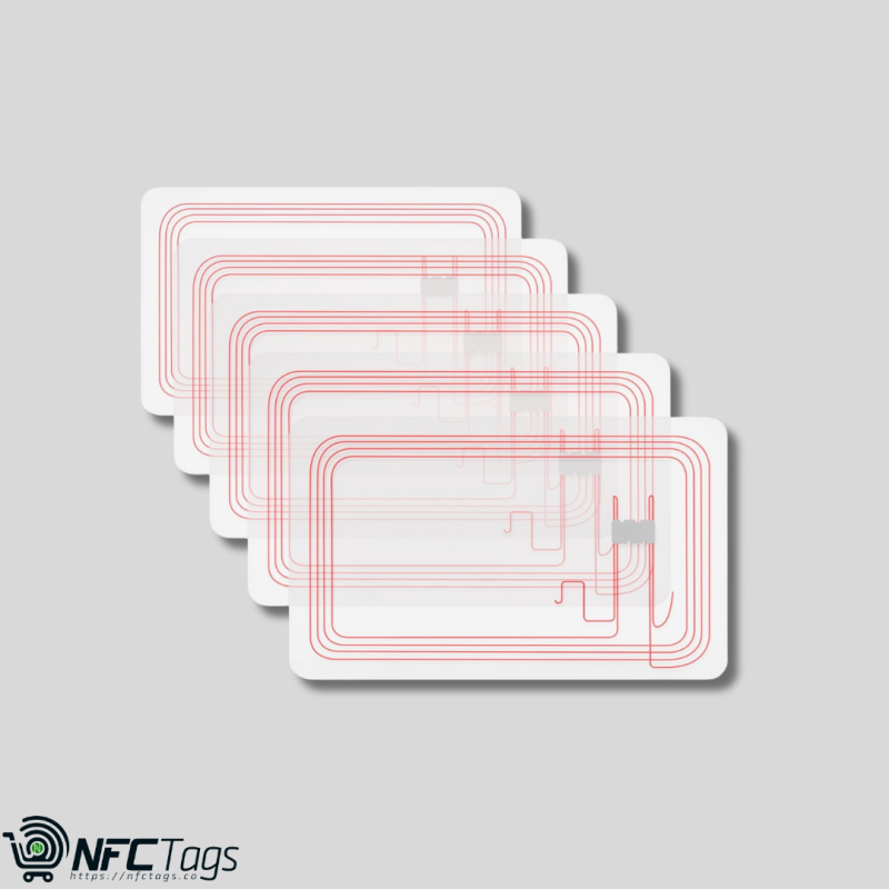 10pcs NFC Transparent Cards,NTAG215, Compatible with TagMo for NFC Enabled Phones