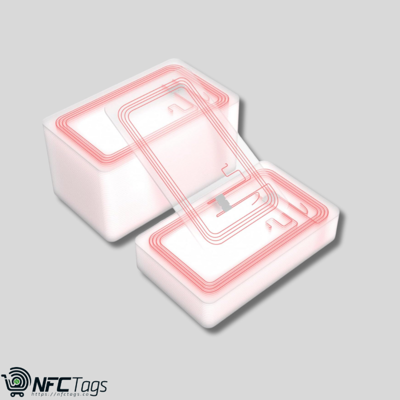 30PCS NFC Tags NTAG215 Transparent Cards, NFC 215, 504 Bytes Memory, Compatible with Android iPhone and All NFC Enabled Devices